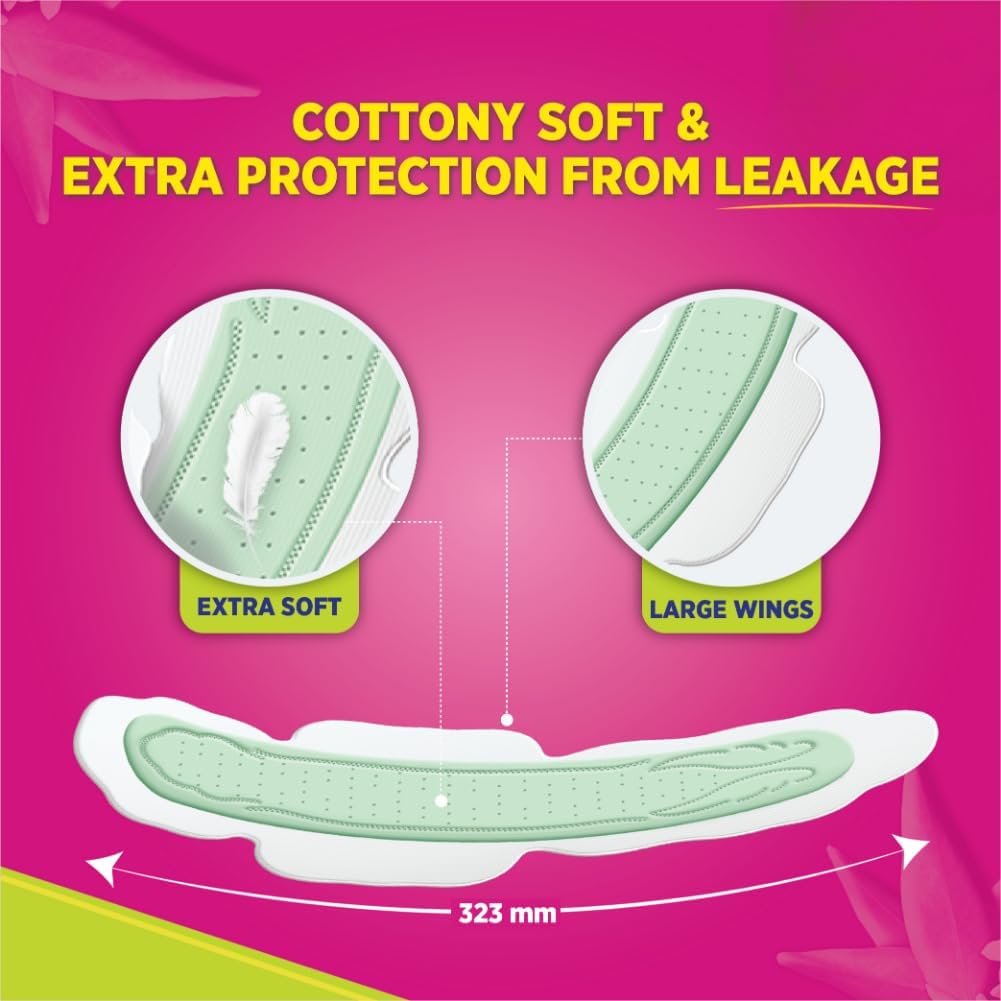 Sofy Body Fit Anti Bacteria Sanitary Napkins - Super XL (Pack of 30)