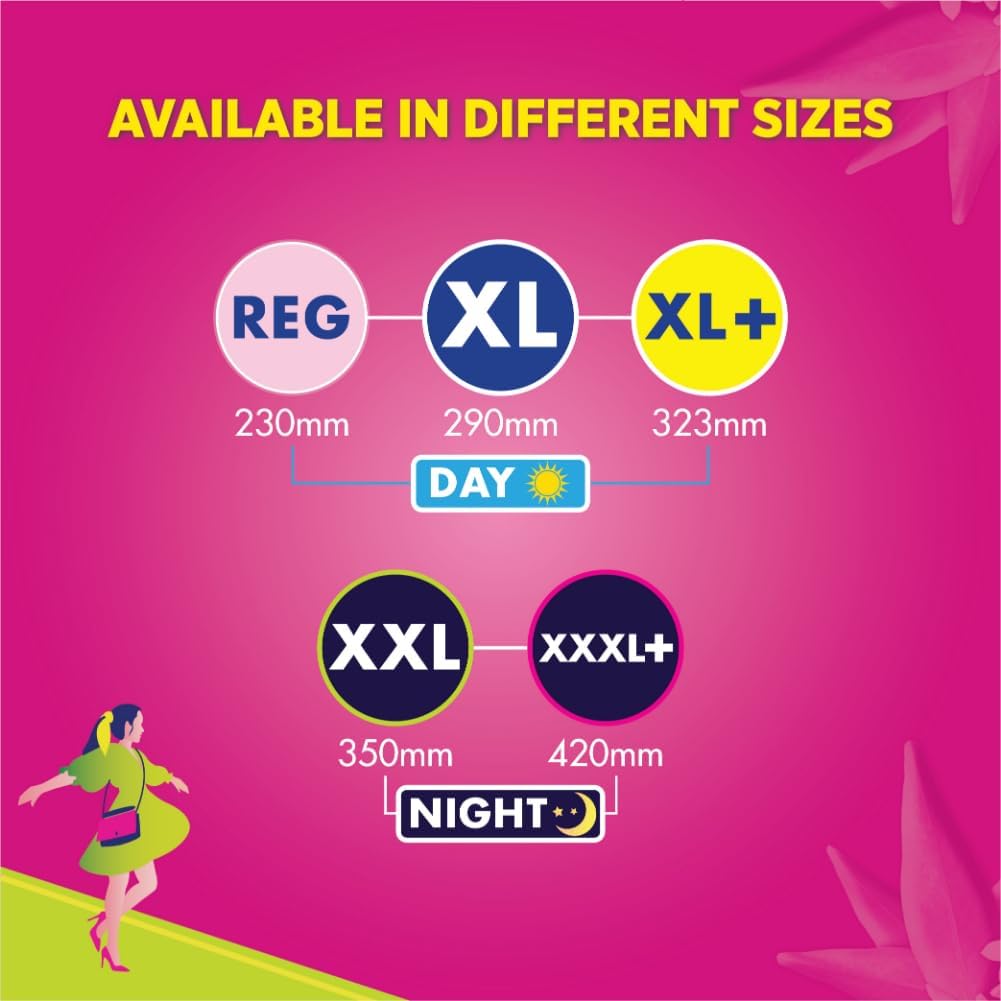 Sofy Body Fit Anti Bacteria Sanitary Napkins - Super XL (Pack of 30)